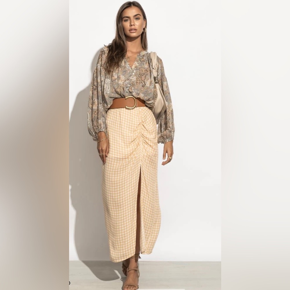 NWT Bohme Promesa Midi Skirt